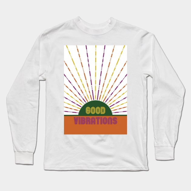 Good Vibrations - The Beach Boys Long Sleeve T-Shirt by Slepowronski